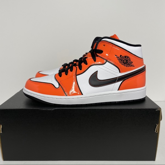 Nike Air Jordan 1 Retro Mid SE Turf Orange NEW - Picture 6 of 7